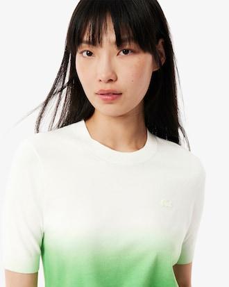 Short Sleeved Ombré Effect Sweater Product Image