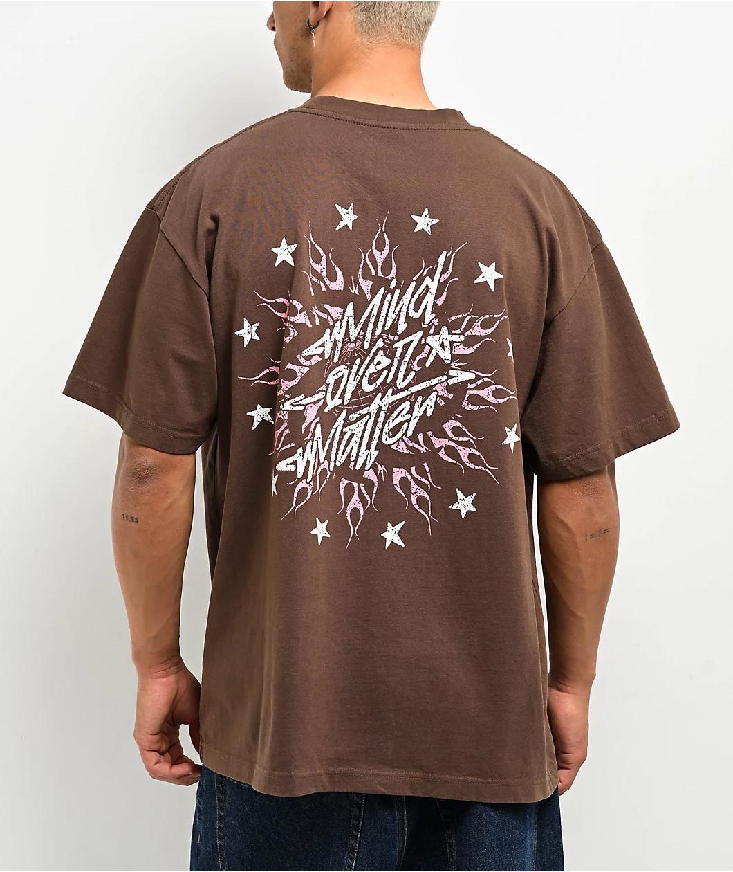 Ninth Hall Mind Over Matter Brown T-Shirt Product Image