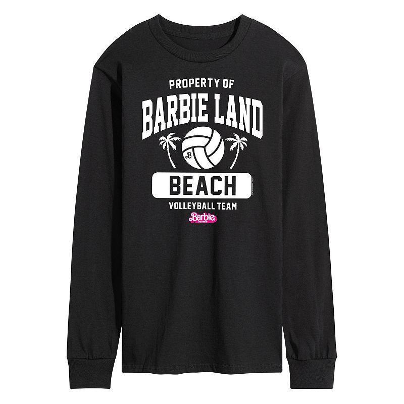 Men's Barbie™ The Movie Volleyball Graphic Tee, Size: XL, Black Product Image