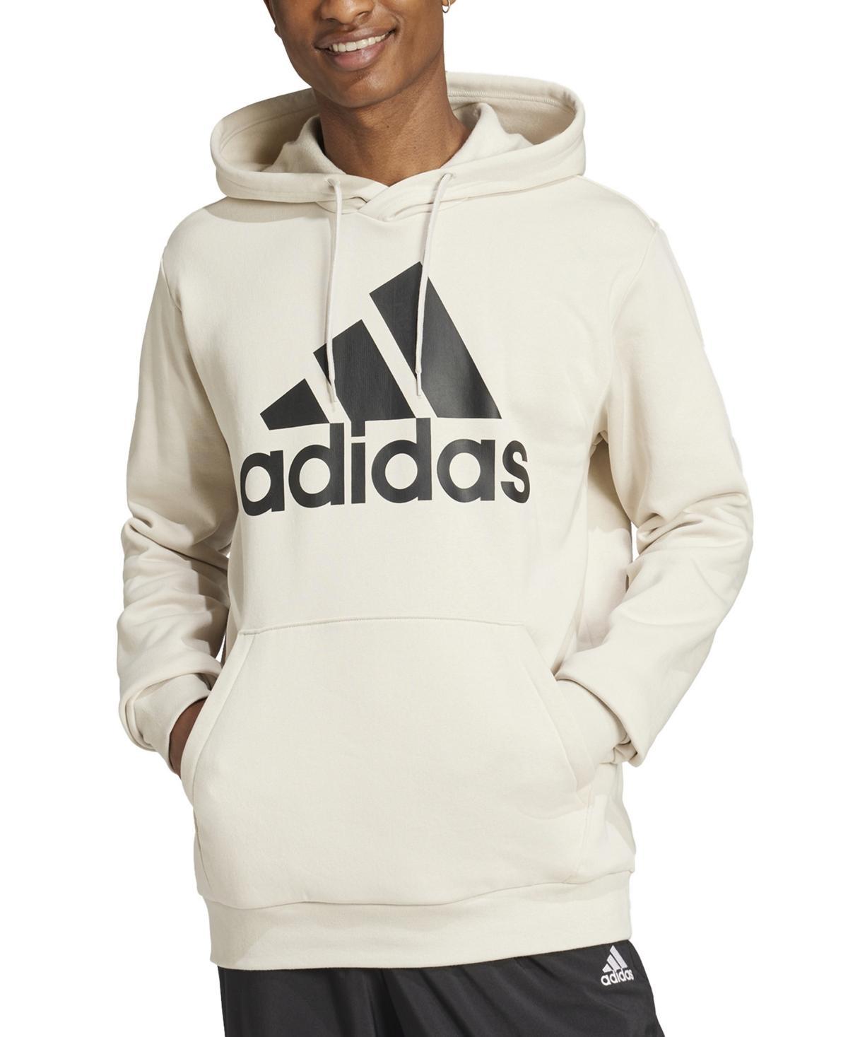 Mens adidas Essential Big Logo Fleece Hoodie Product Image