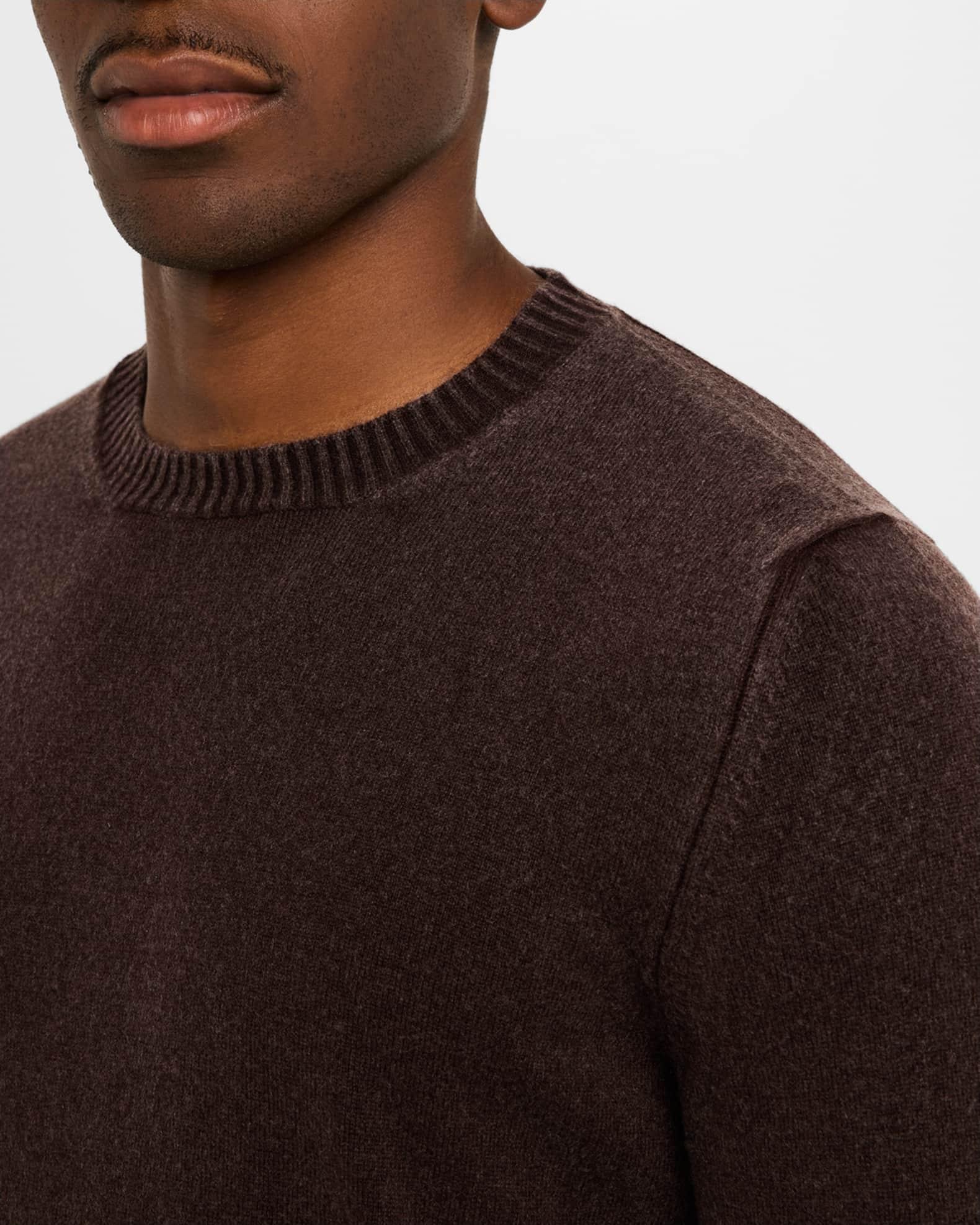 Men's Frosted Cashmere Crewneck Sweater Product Image