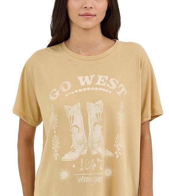 Wrangler® Retro® Go West Graphic Short Sleeve T-Shirt Product Image