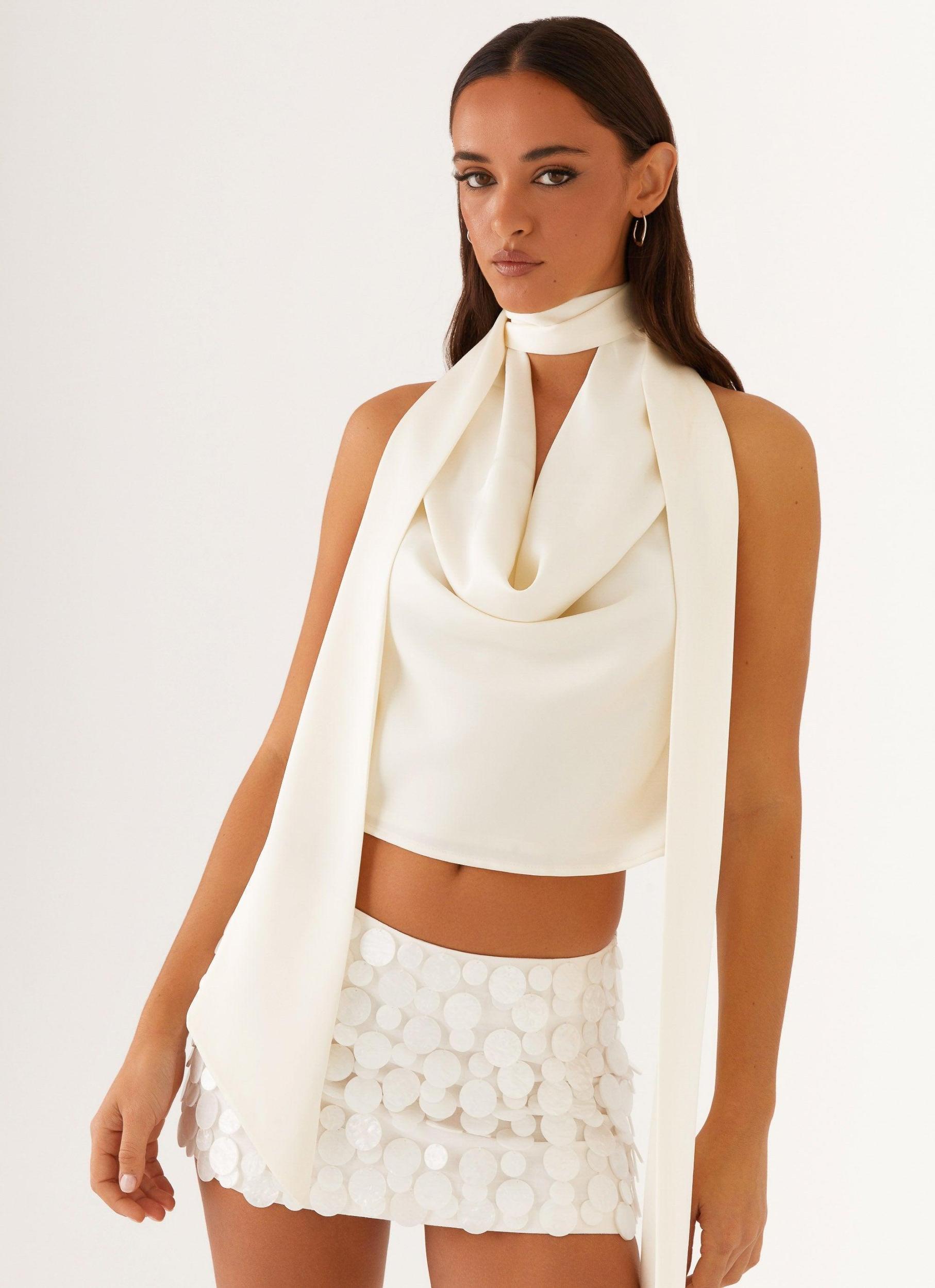 Catching Feelings Top - Ivory Product Image