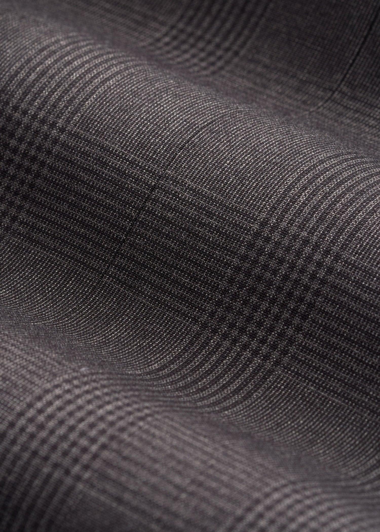 Suit Trousers for Tall Men in Charcoal Plaid Product Image