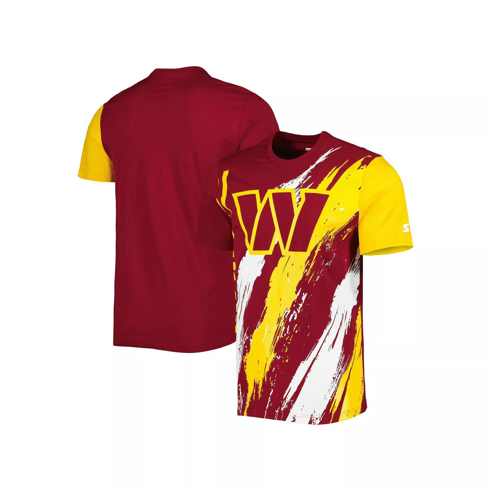 Men's Starter Burgundy Washington Commanders Extreme Defender T-Shirt, Size: XL, Wft Med Re Product Image