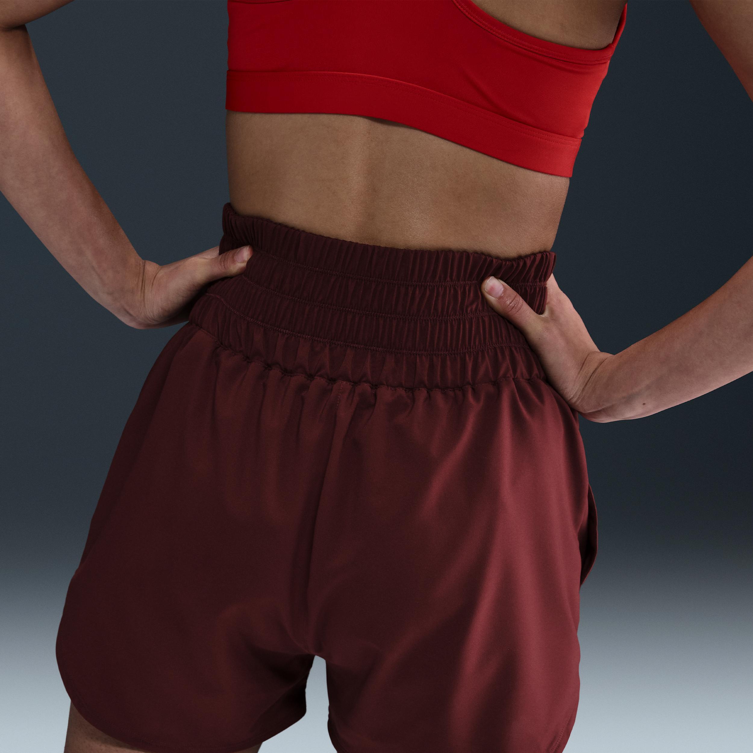 Nike Women's One Dri-FIT Ultra High-Waisted 3" Brief-Lined Shorts Product Image