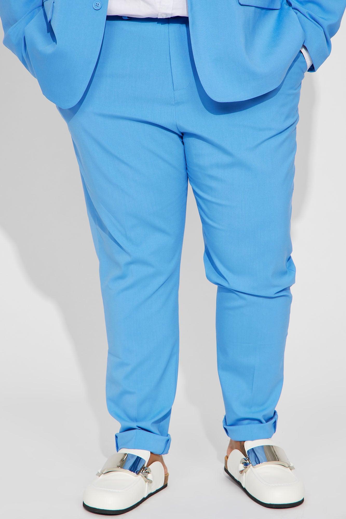 The Modern Stretch Slim Trouser - Blue Product Image