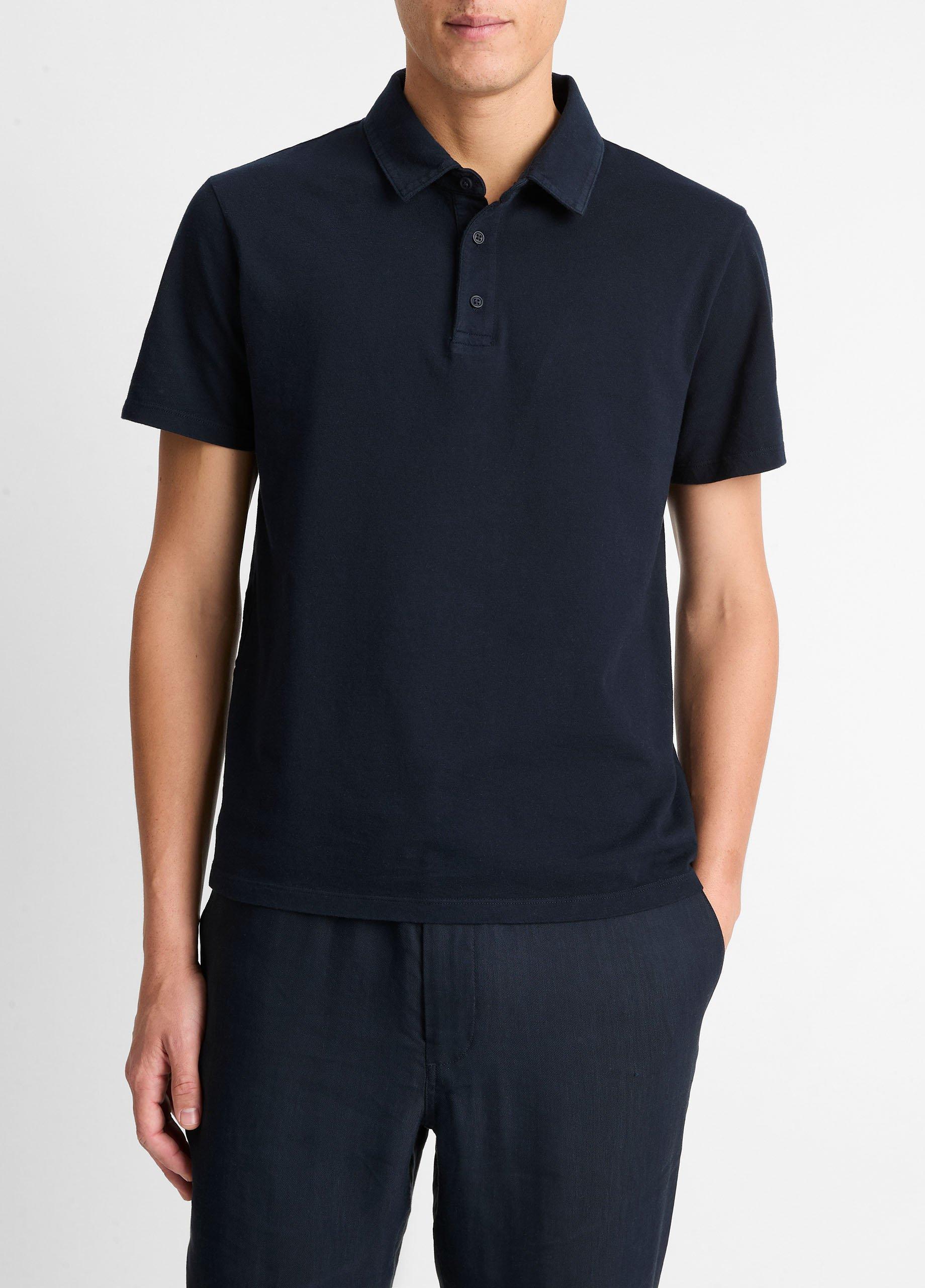 Garment Dye Cotton Polo Shirt Product Image