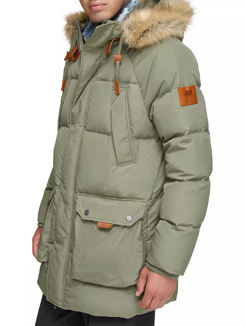 Korsun Faux Fur-Trimmed Down Parka Product Image