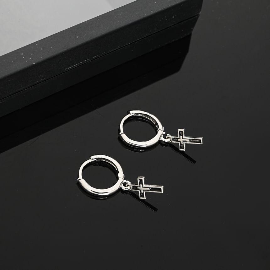 Cross Alloy Drop Earring Product Image