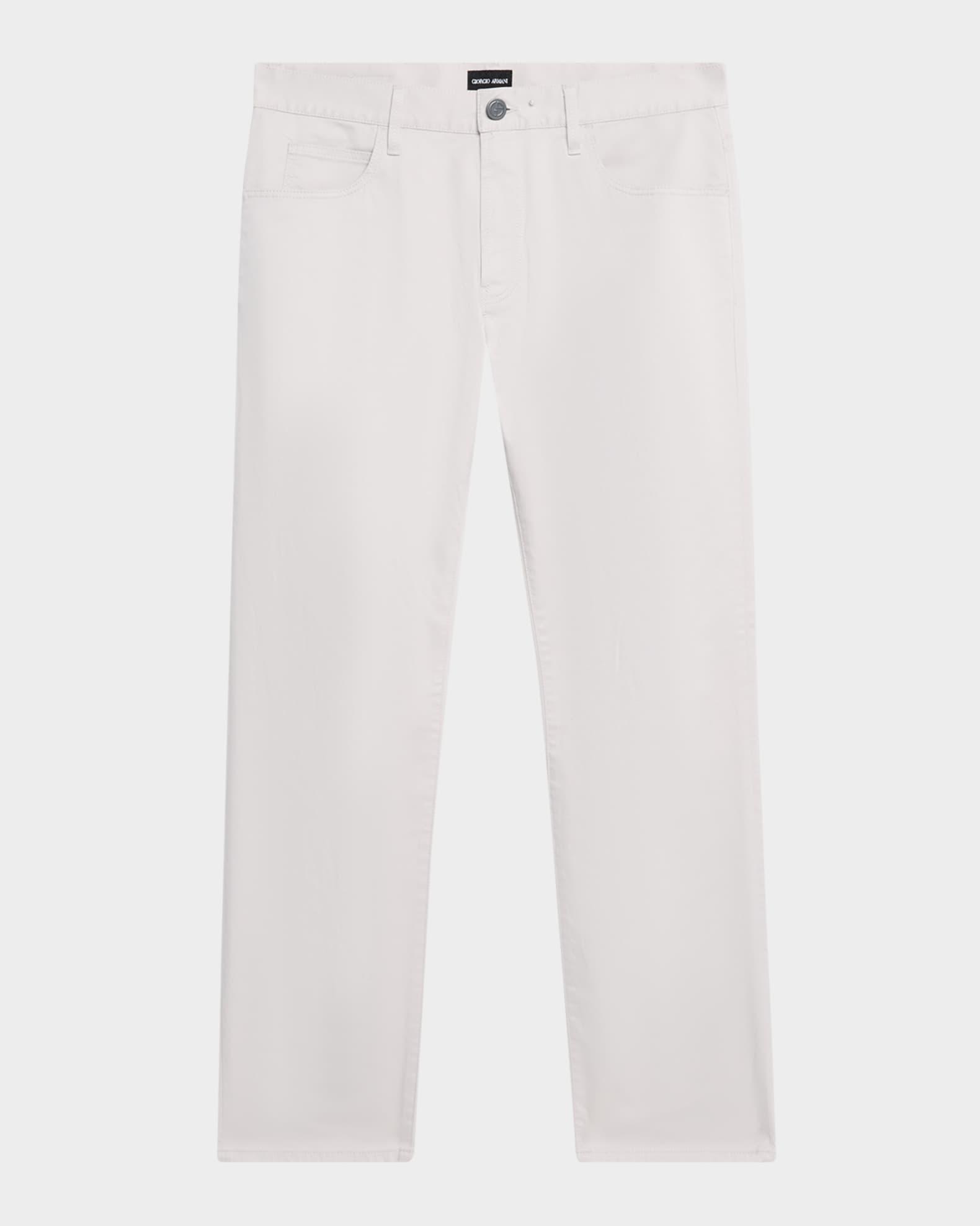 Mens 5-Pocket Stretch Cotton Pants Product Image