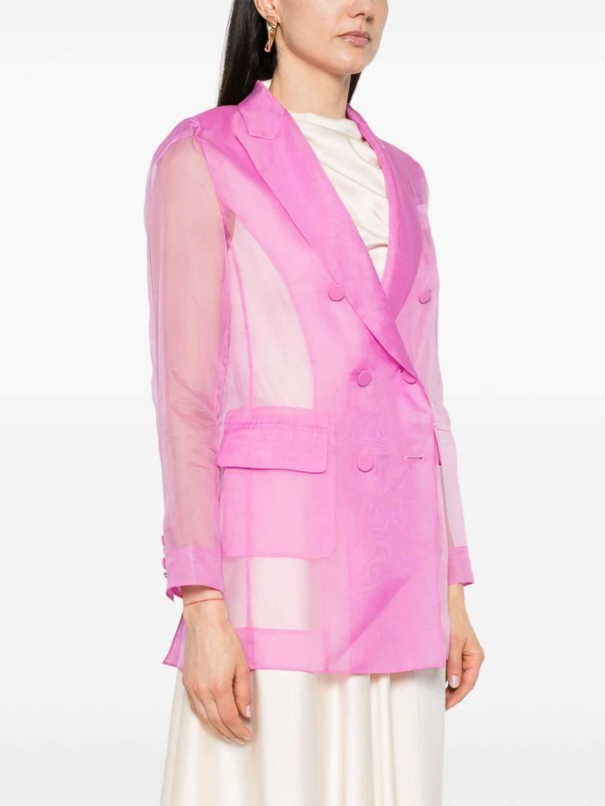 MAX MARA Doppelreihiger Negrar Seidenblazer In Multicolor Product Image