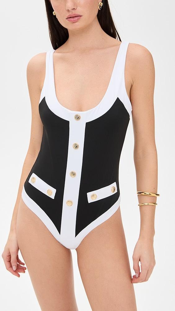 CAROLINE CONSTAS Sailor One Piece | Shopbop Product Image