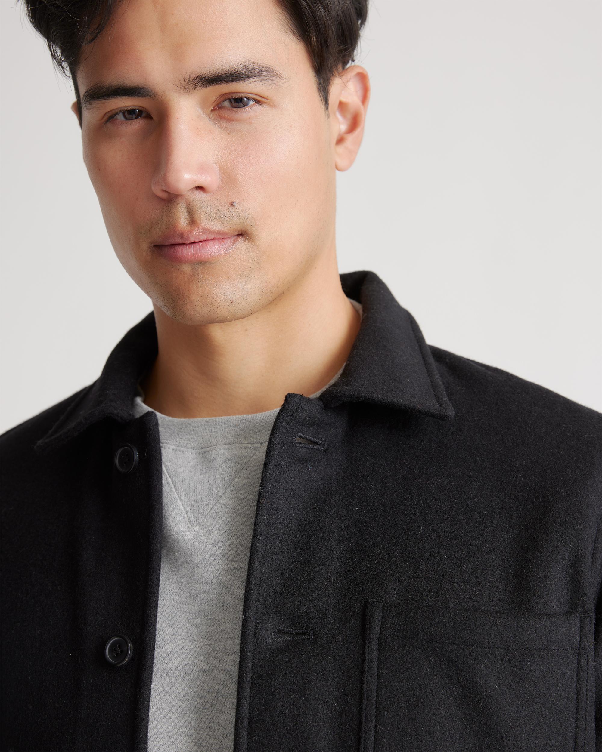 Quince | Men's Italian Wool Chore Jacket Wool/Nylon Product Image