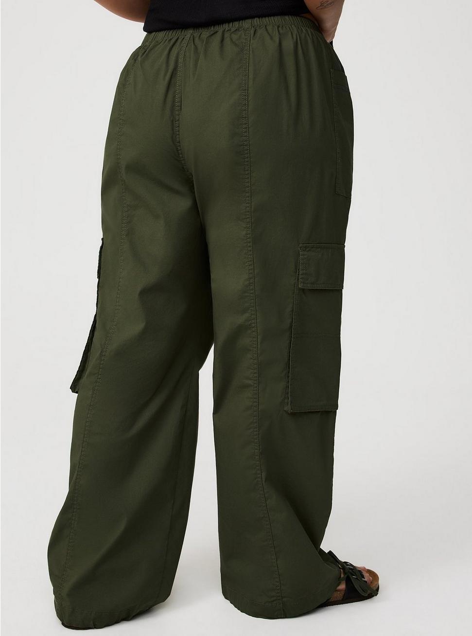 High-Rise Poplin Parachute Pant Product Image