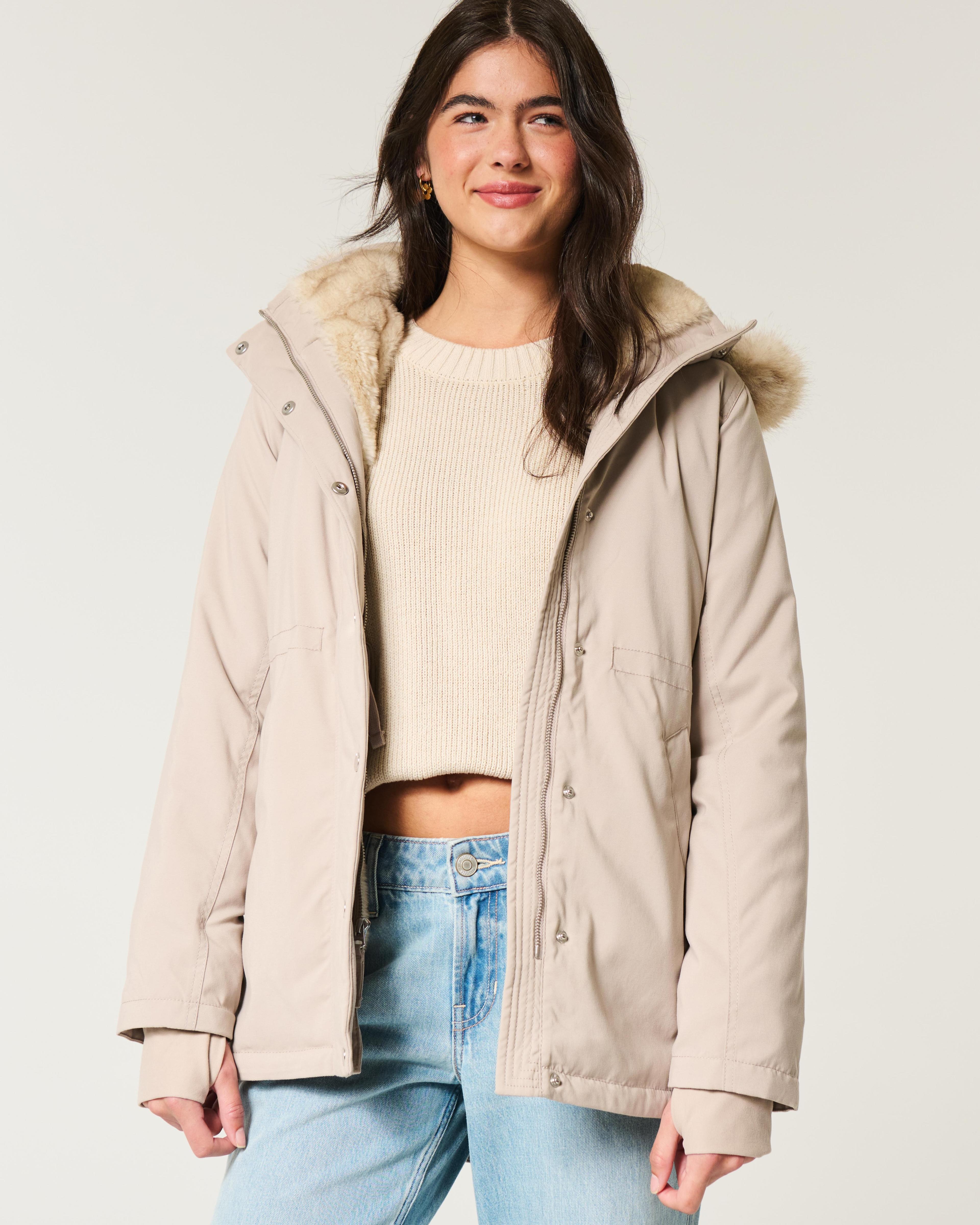 Faux Fur-Lined Parka Product Image