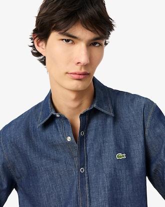 Regular Fit Lightweight Denim Shirt Product Image
