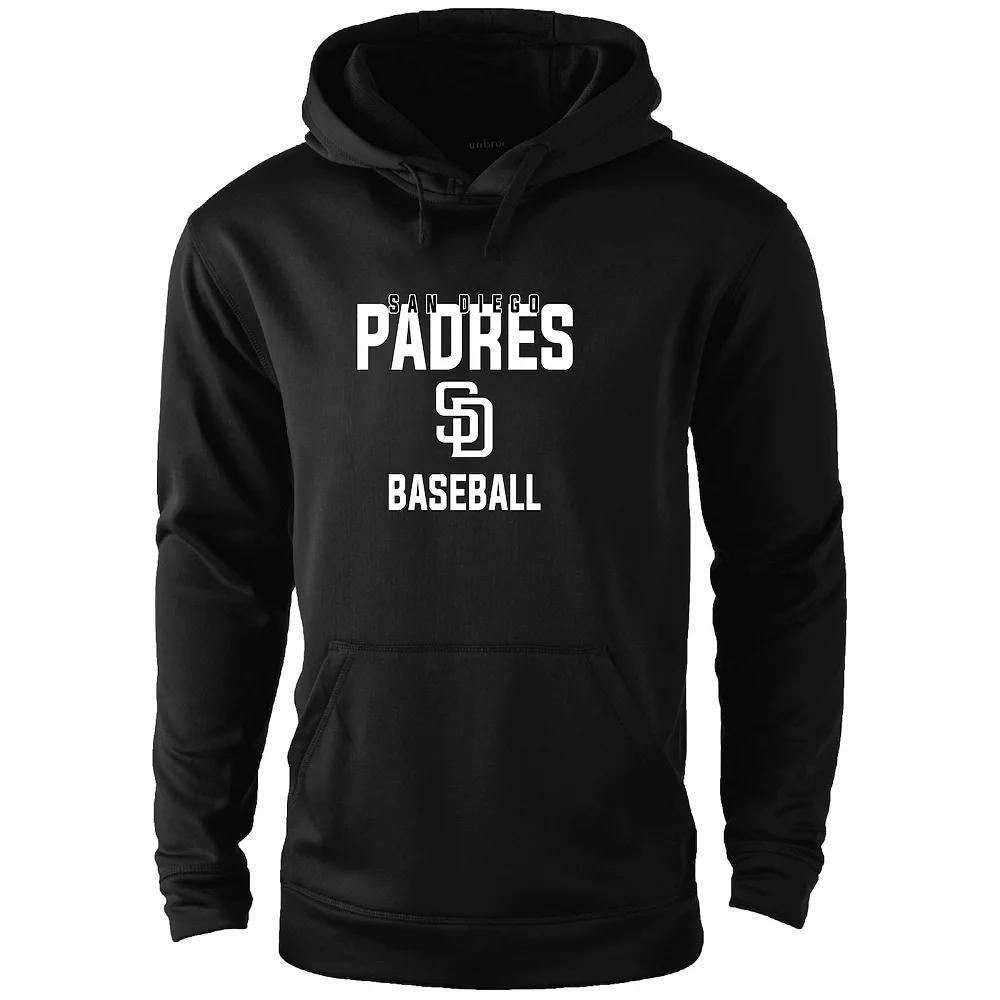 Men's Dunbrooke Black San Diego Padres Champion Pullover Hoodie,  Product Image