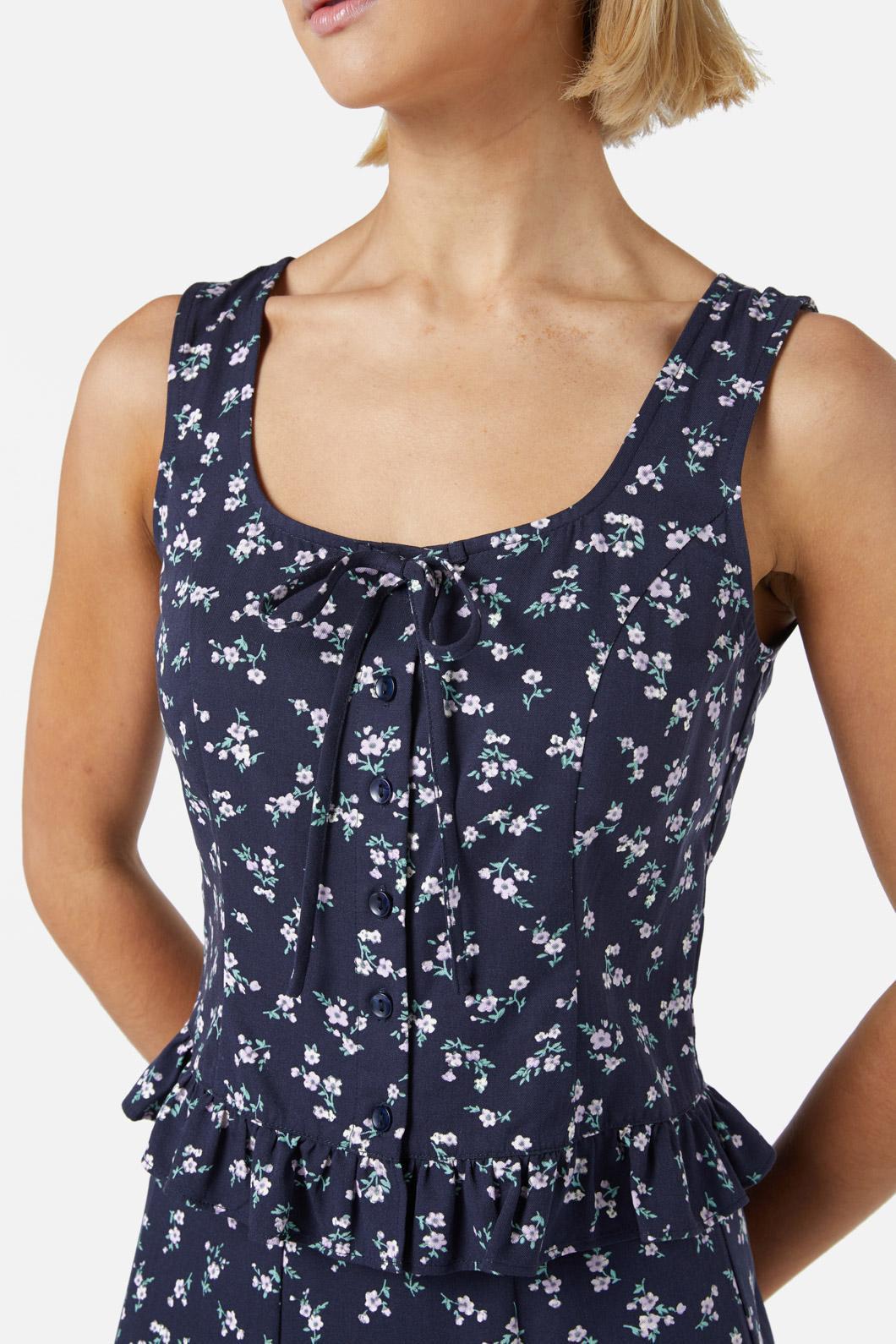 Lila Ditsy Top Product Image