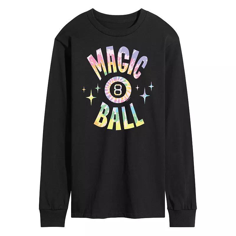 Men's Magic 8 Ball Tie Dye Long Sleeve, Size: Medium, Blue Product Image