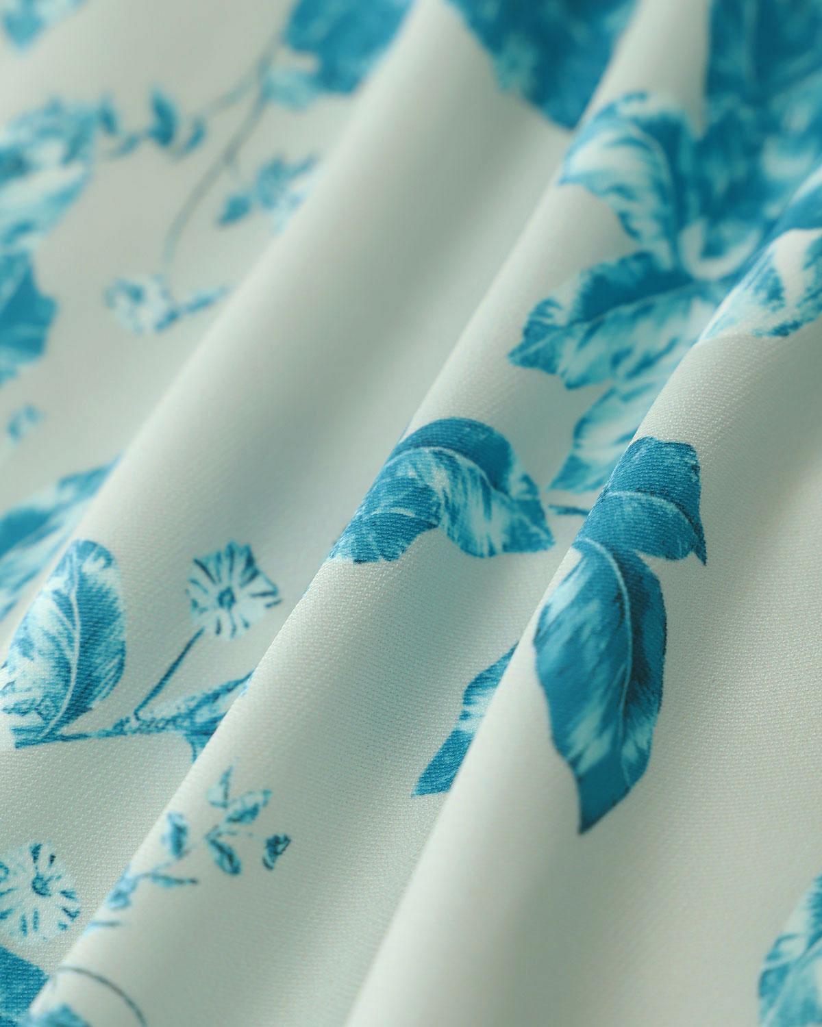 Blue Floral Pocket Shorts Product Image