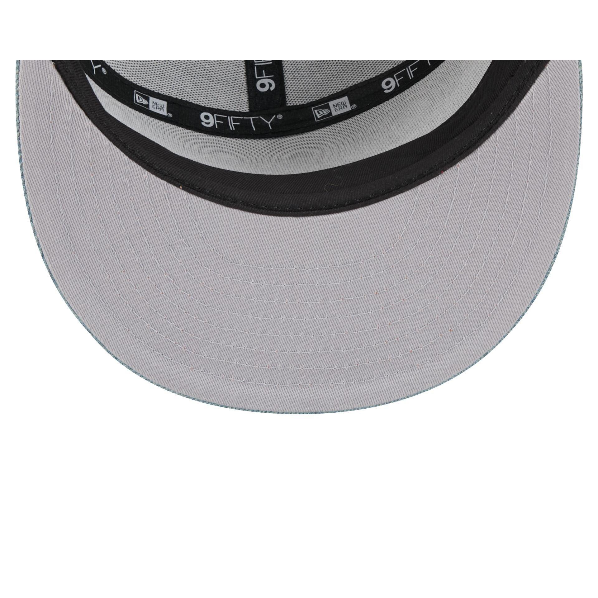 UCLA Bruins Denim Split Panel 9FIFTY Trucker Hat Male Product Image