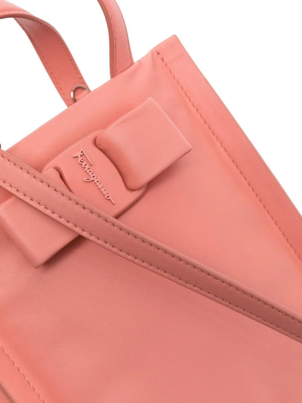 FERRAGAMO Viva Mini Shoulder Bag In Rosa Product Image