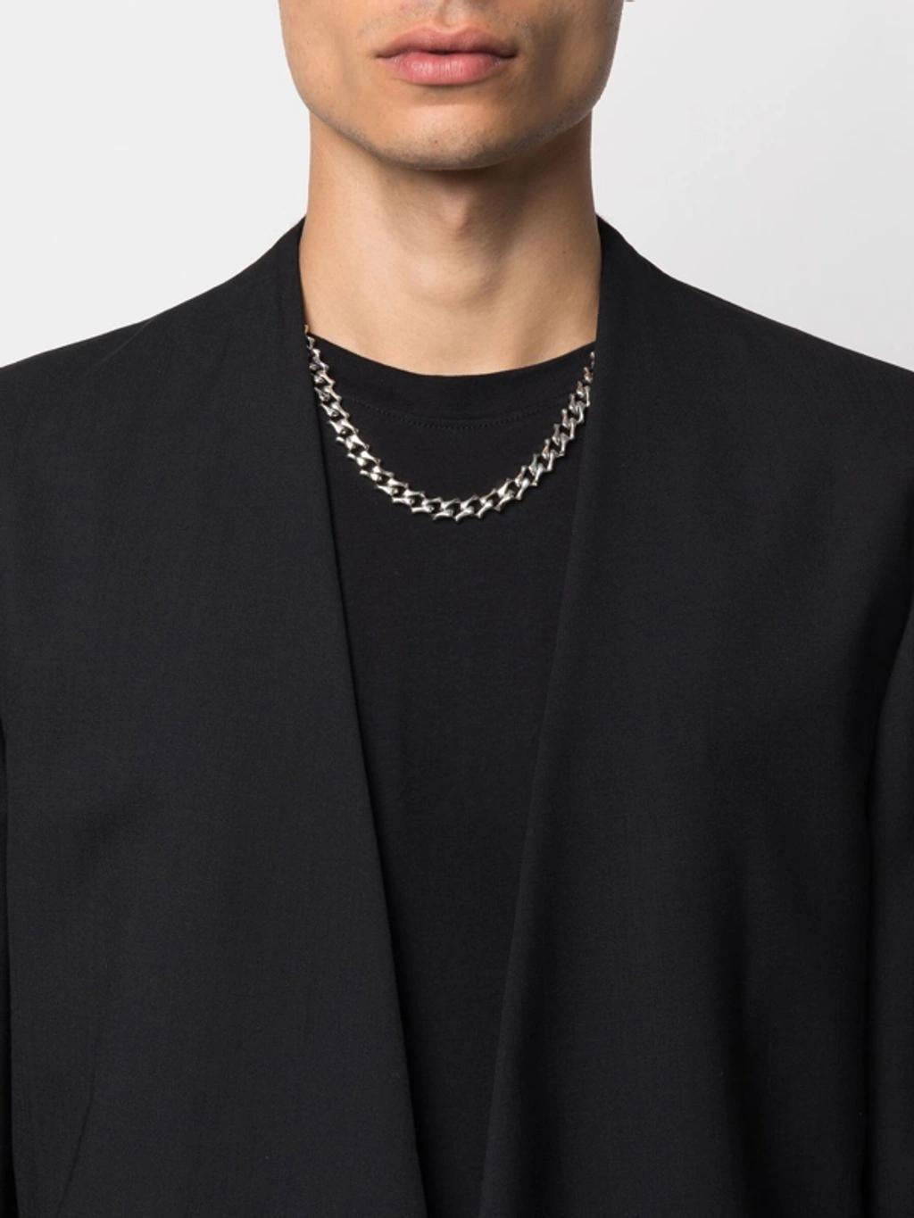 EMANUELE BICOCCHI Sharp Chain-link Necklace In Sterling Silver Product Image