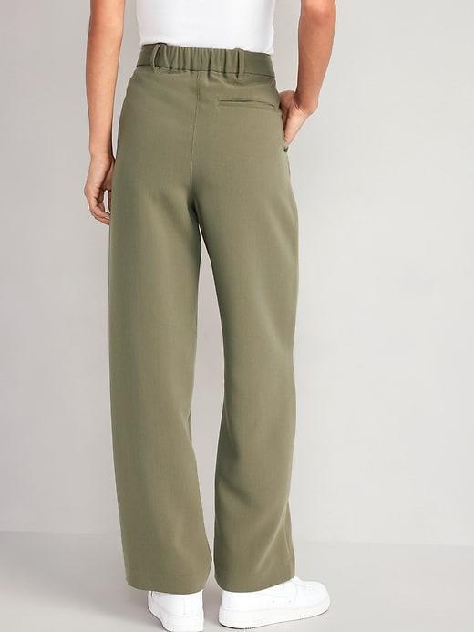 Extra High-Waisted Taylor Trouser Wide-Leg Pants Product Image