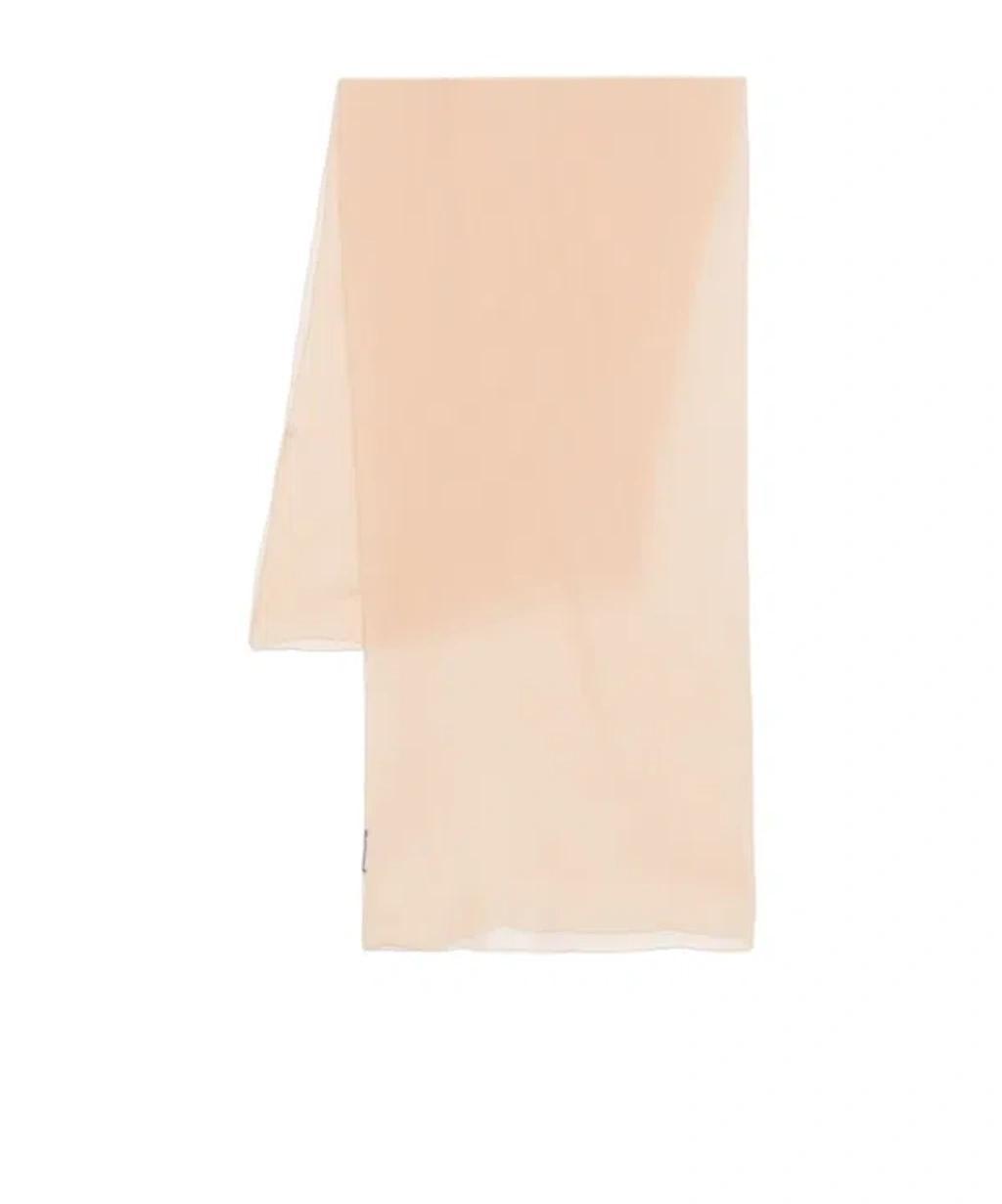 ALBERTA FERRETTI Light Silk Rectangular Scarf In Pink Product Image