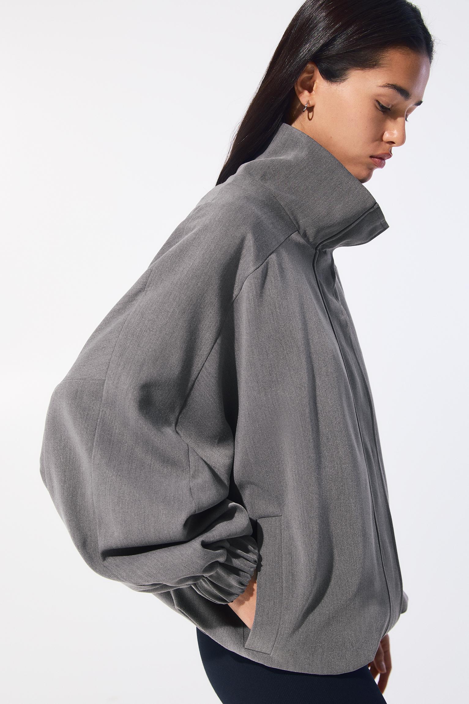 Oversize turtleneck jacket Product Image