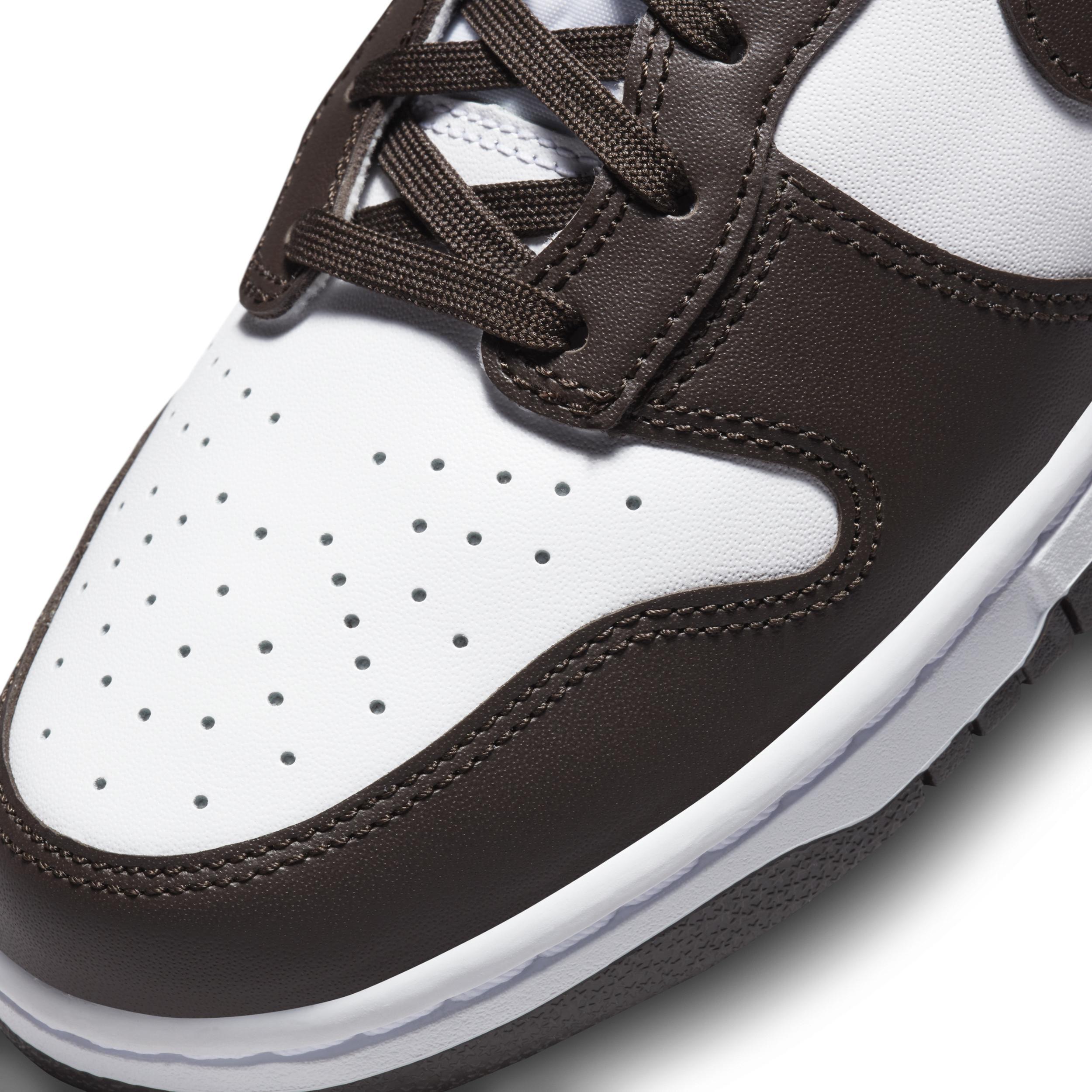 Nike Mens Dunk Hi Retro BTTYS - Basketball Shoes White/Velvet Brown/White Product Image