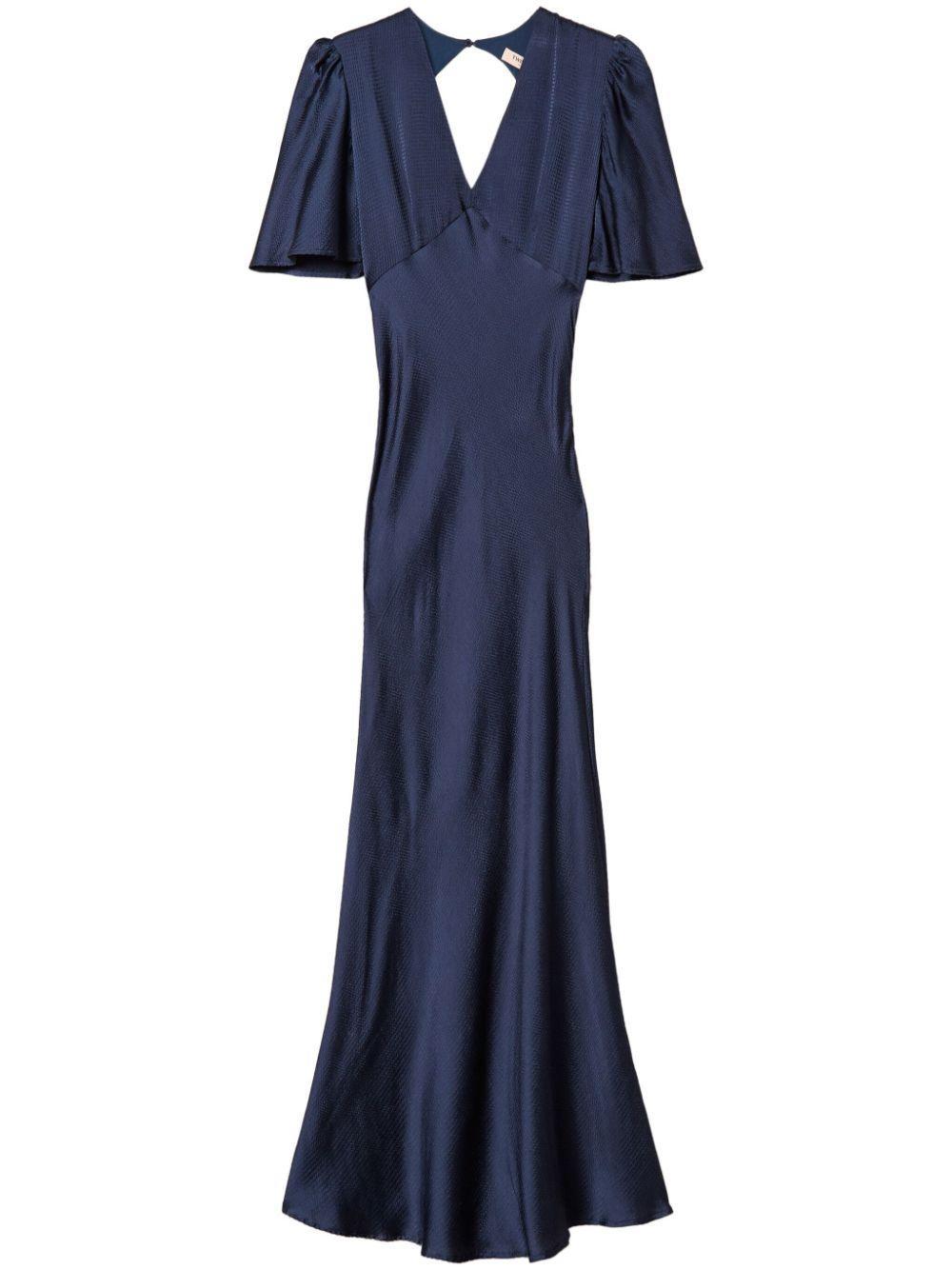 hammered satin maxi dress Product Image