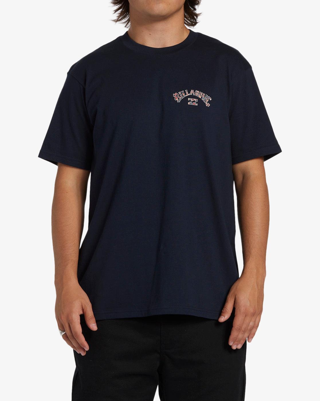 Arch Fill T-Shirt - Navy Male Product Image