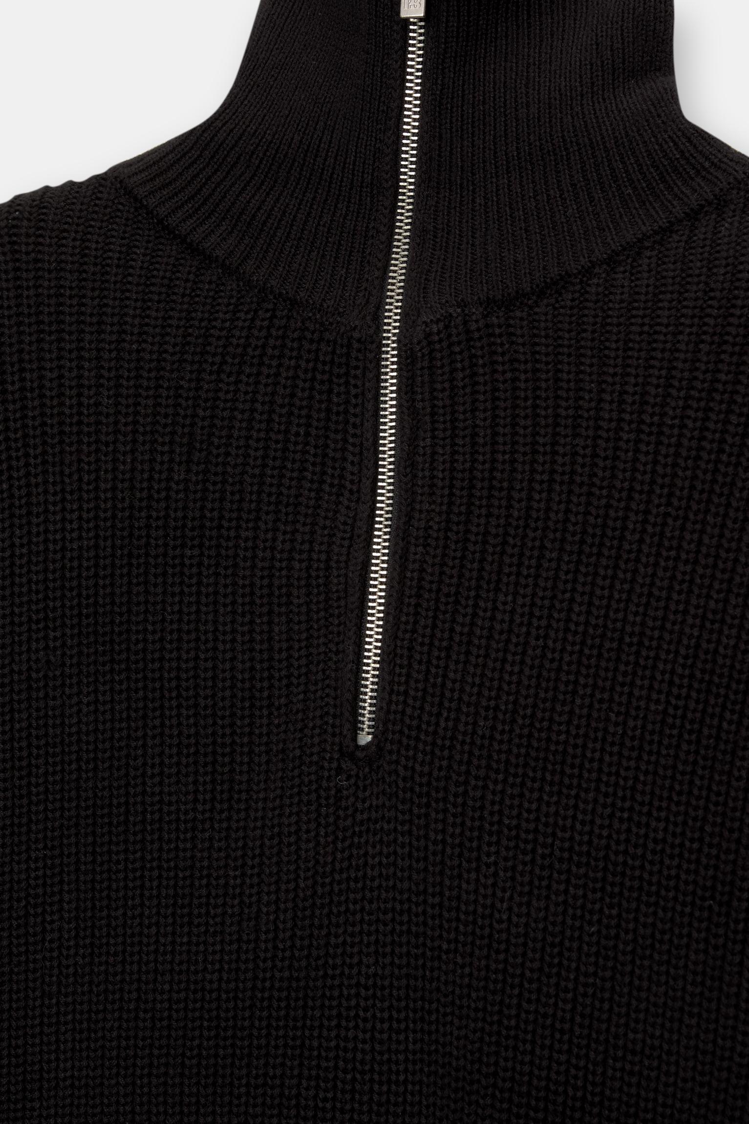 Zipper neck sweater Product Image