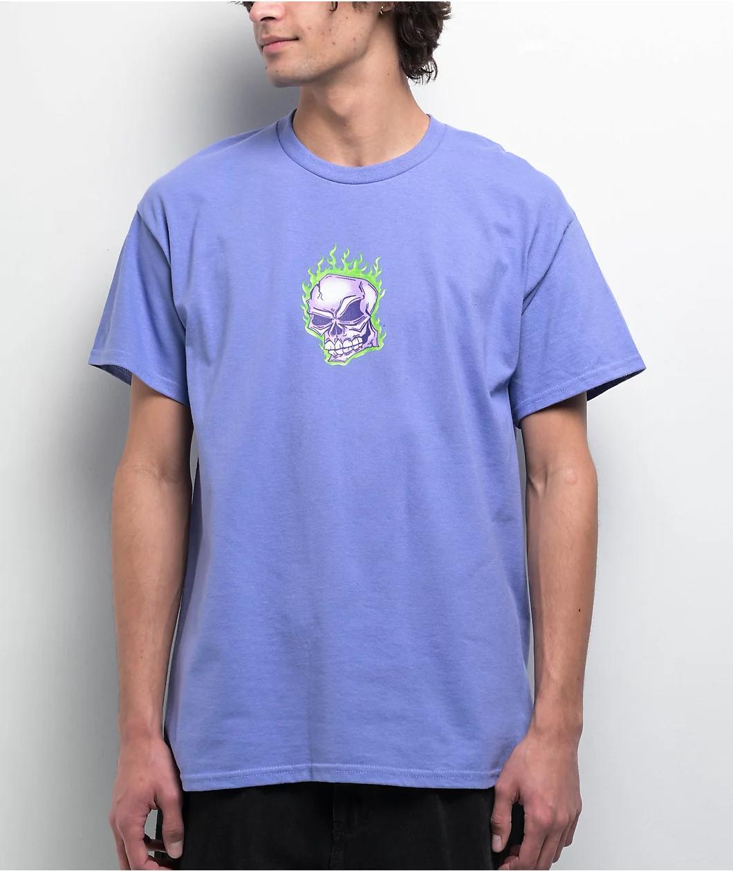 Empyre Skullz Purple T-Shirt Product Image