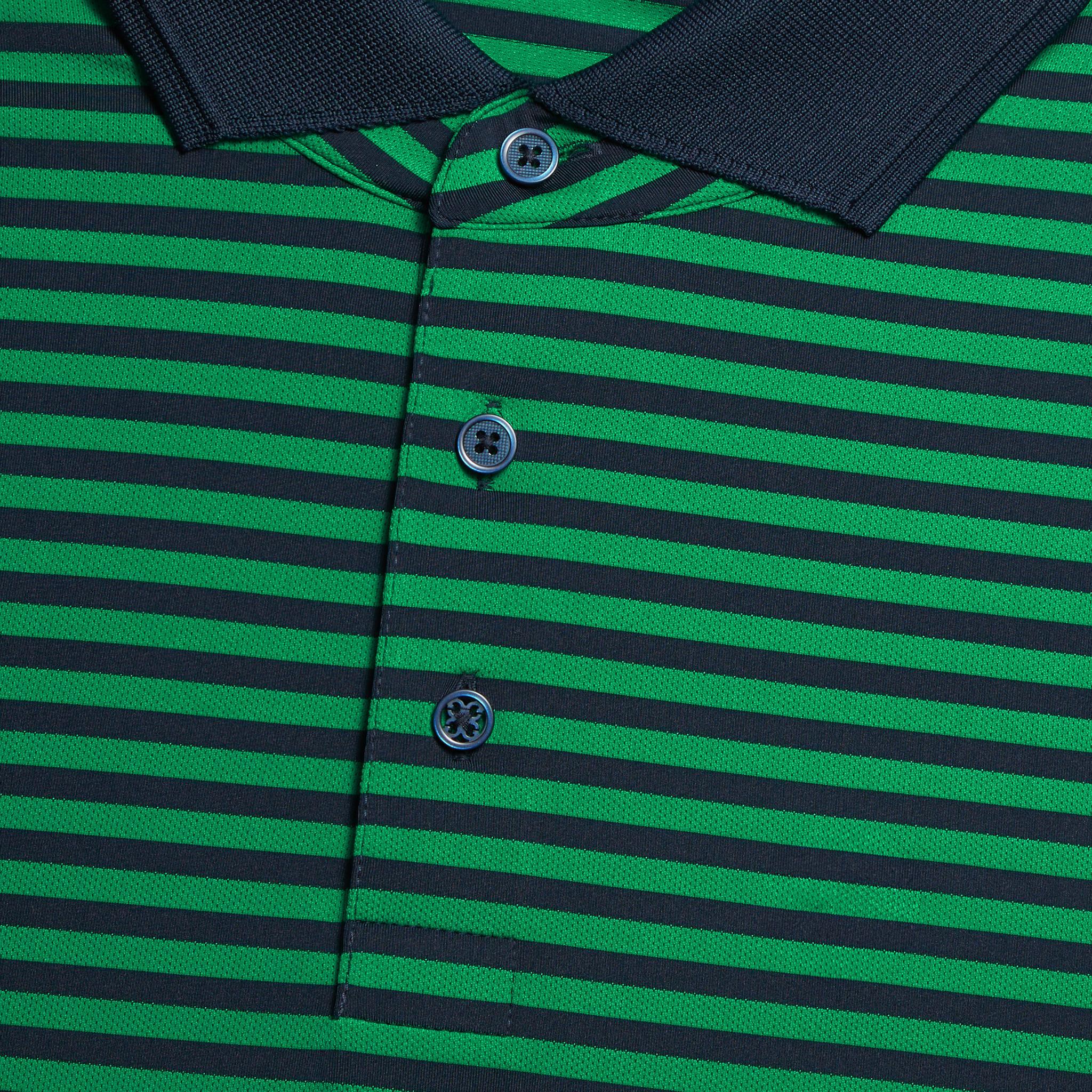 PERFORATED STRIPE TECH JERSEY POLO Product Image