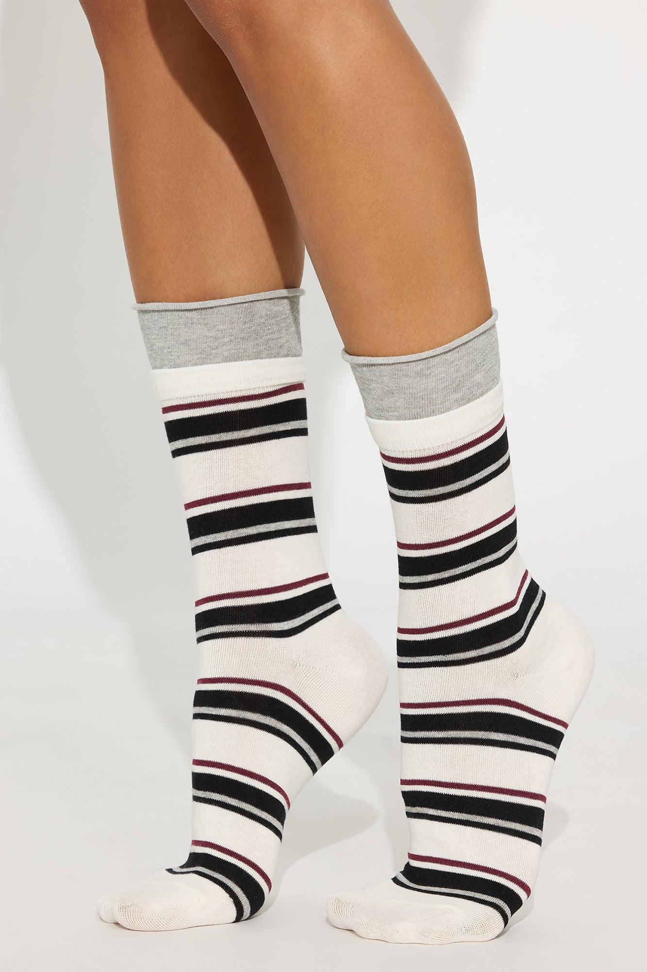Casually Out And About 2 Pack Socks - Multi Color Female Product Image