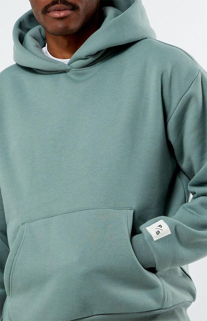 Men's Solid Pullover Hoodie - Product Image