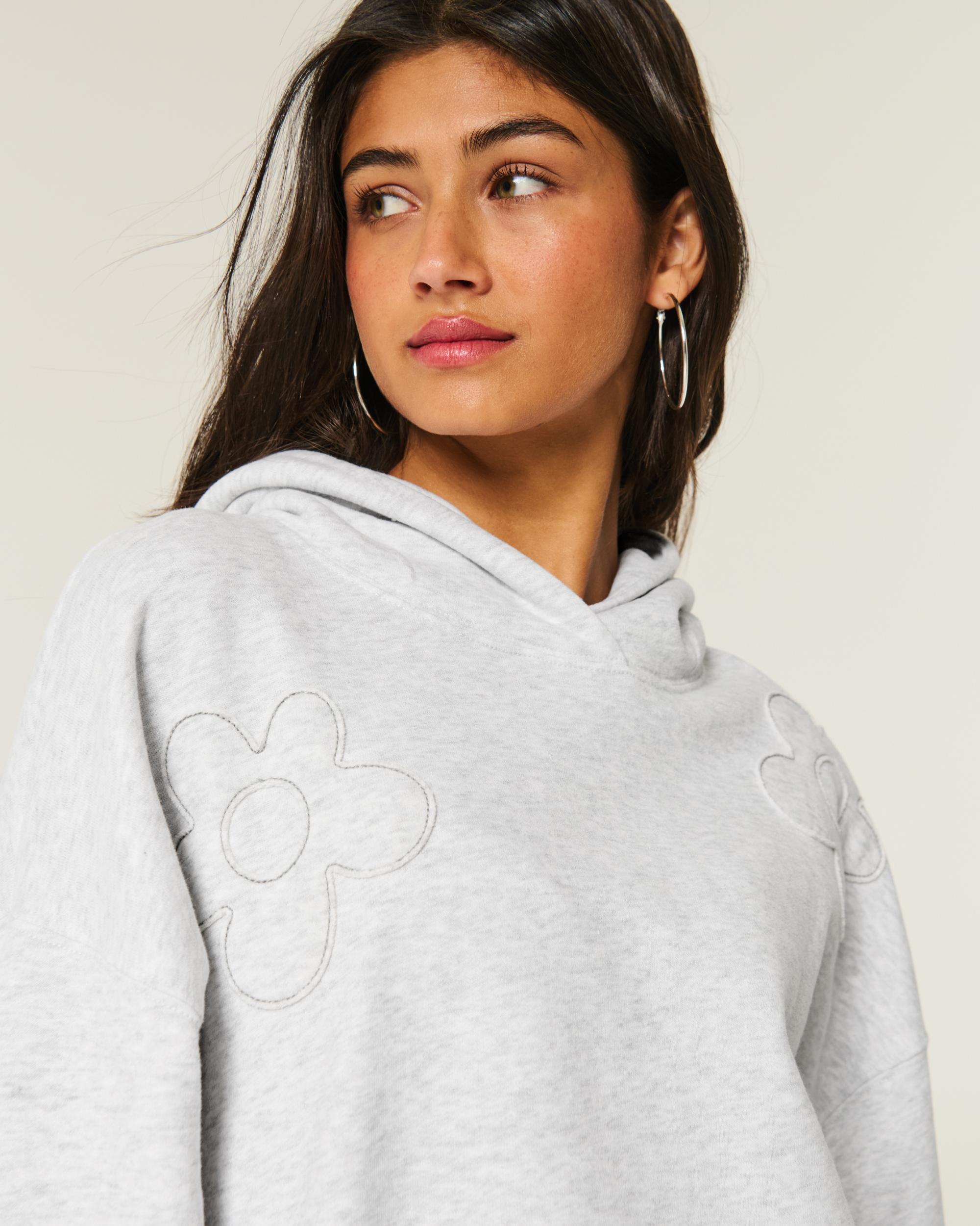 Oversized Bow Graphic Hoodie Product Image