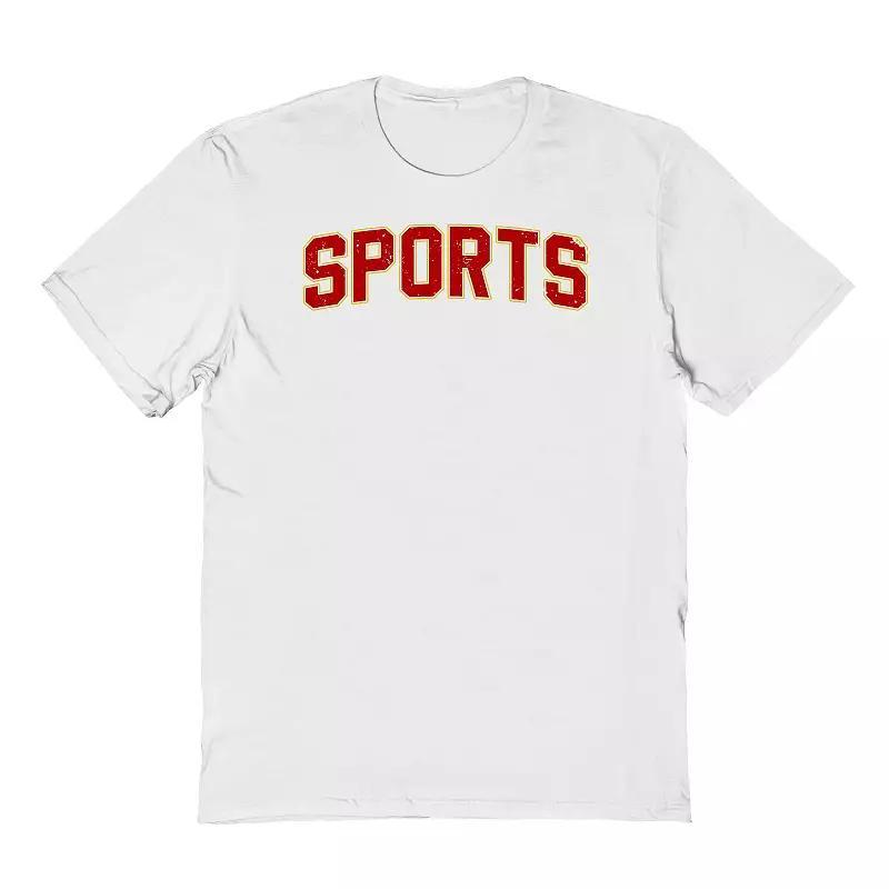 Men's Duke & Sons Sports Graphic Tee, Size: Small, Black White Product Image