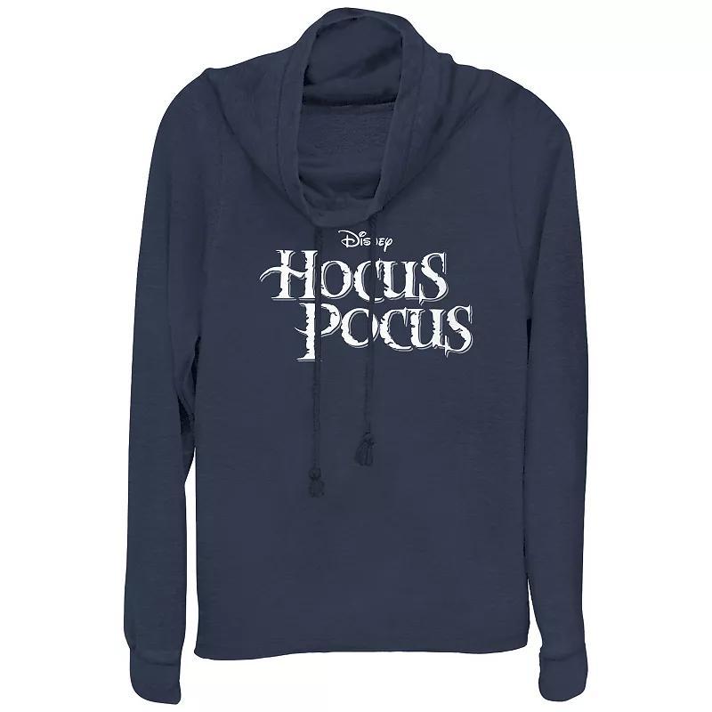 Disney's Hocus Pocus Title Logo Plus Size Cowlneck Graphic Lightweight Long Sleeve, Women's, Size: 3XL, Blue Product Image