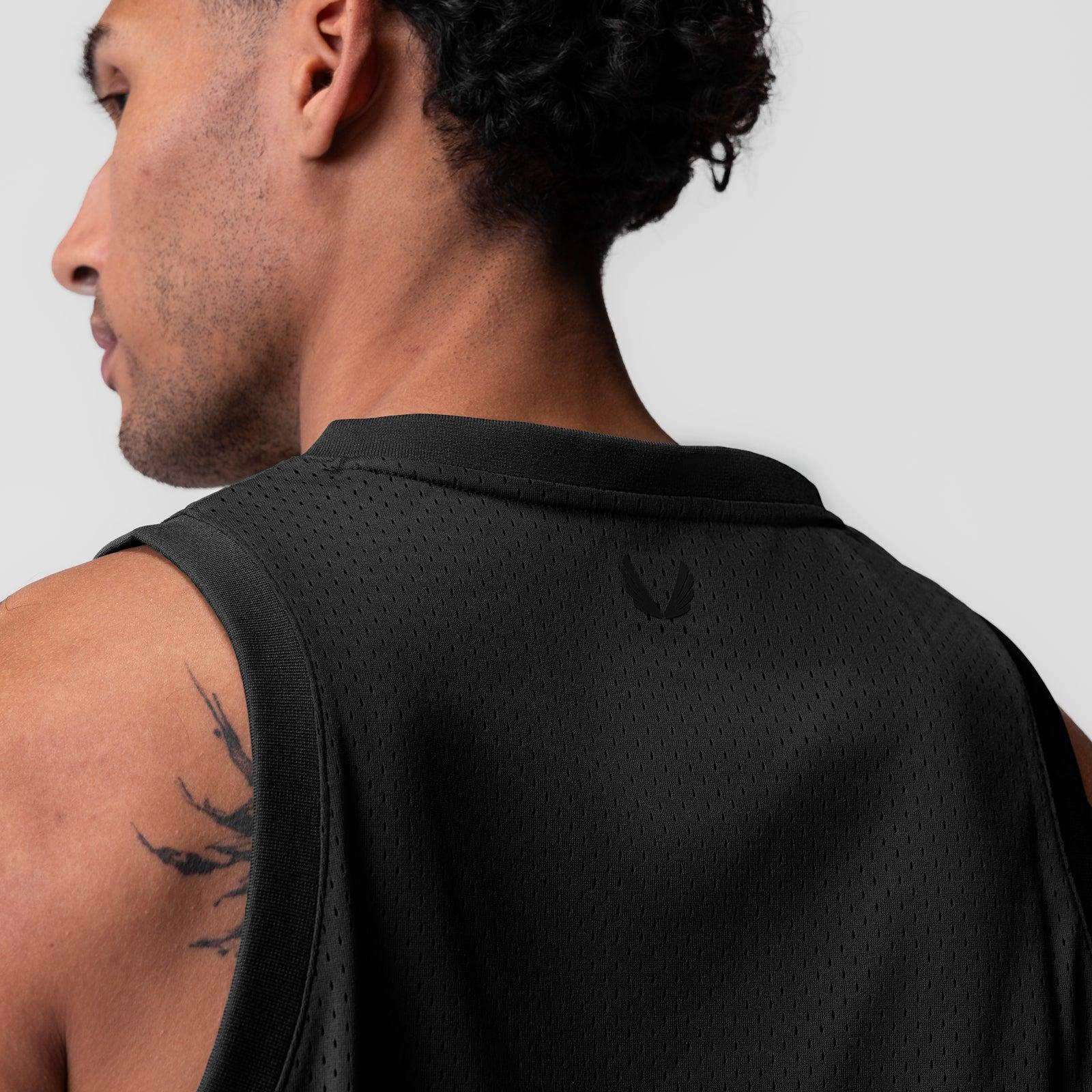 0990. Ion-Mesh Basketball Jersey - Black Product Image