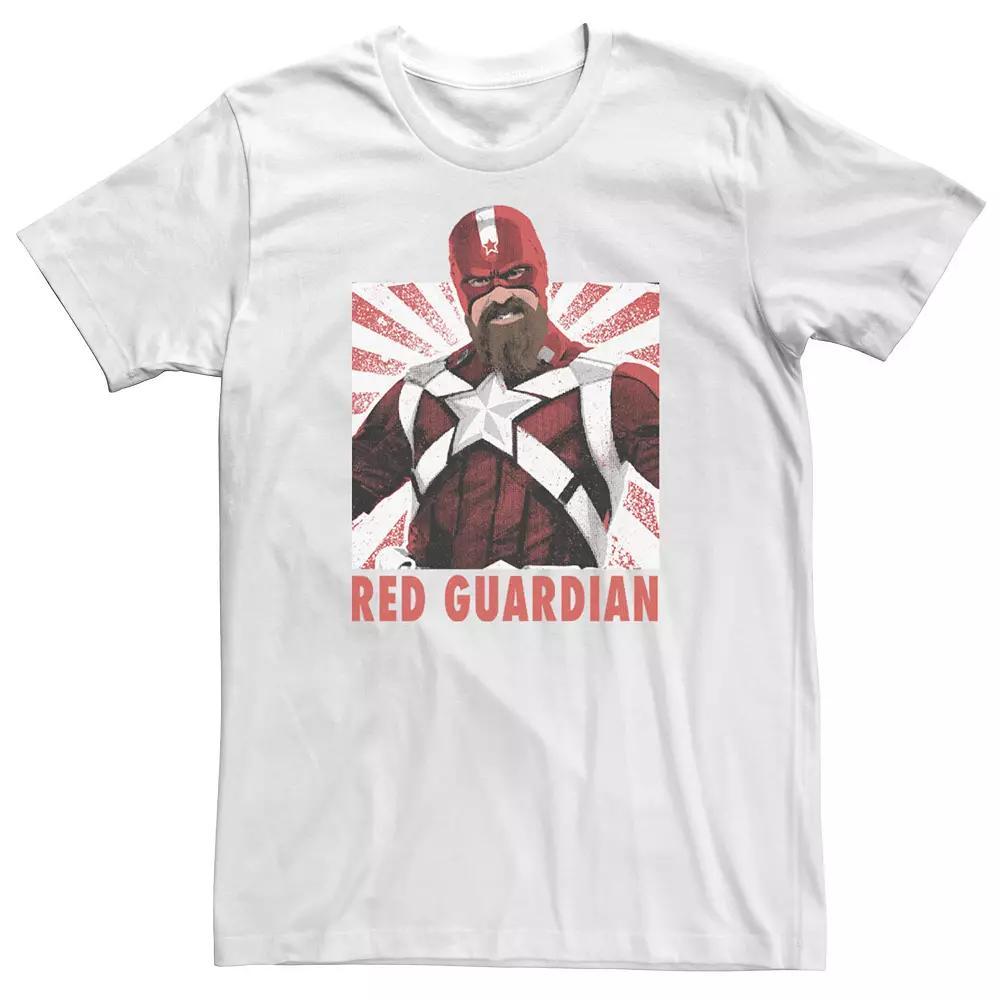 Big & Tall Marvel Black Widow Red Guardian Graphic Style Portrait Tee, Men's,  Product Image