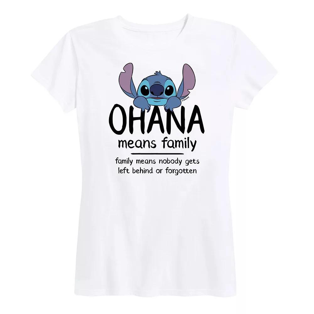 Disney's Lilo & Stitch Women's Ohana Graphic Tee,  Product Image