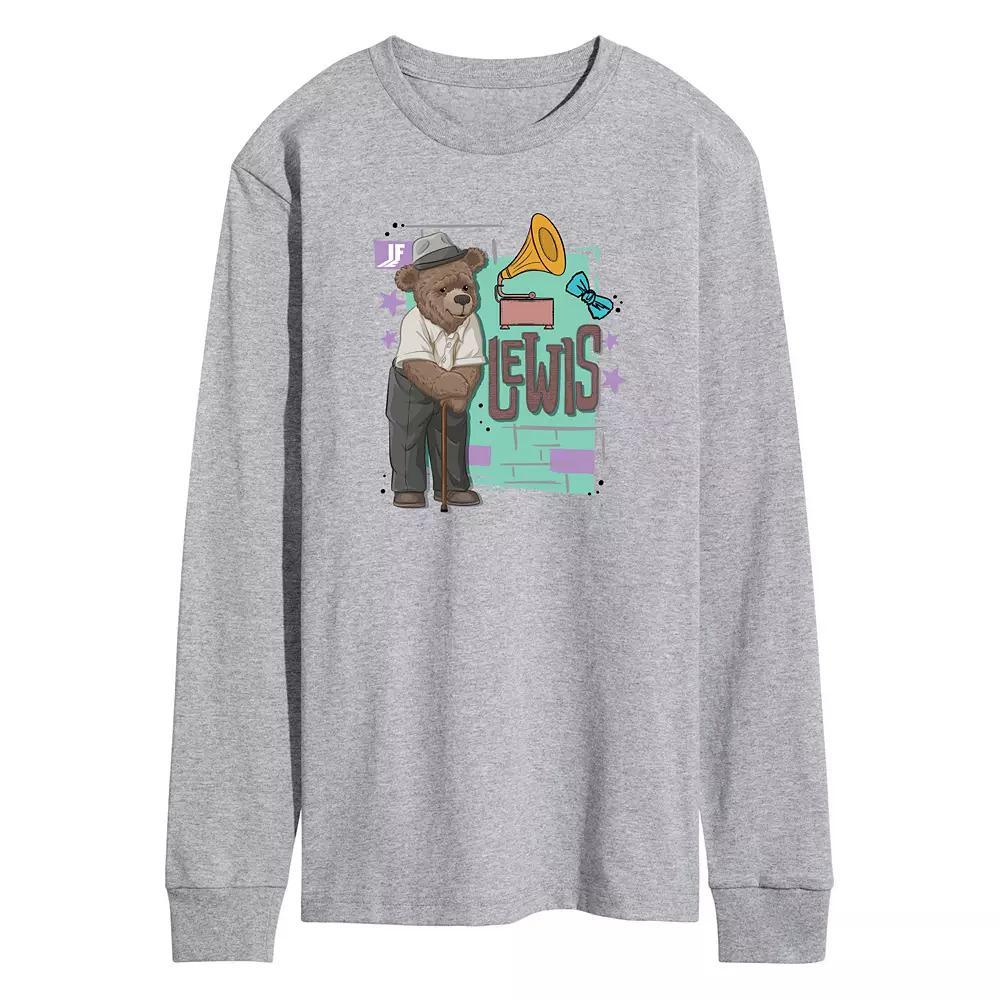 Mens IF Lewis Poster Long Sleeve Graphic Tee Product Image
