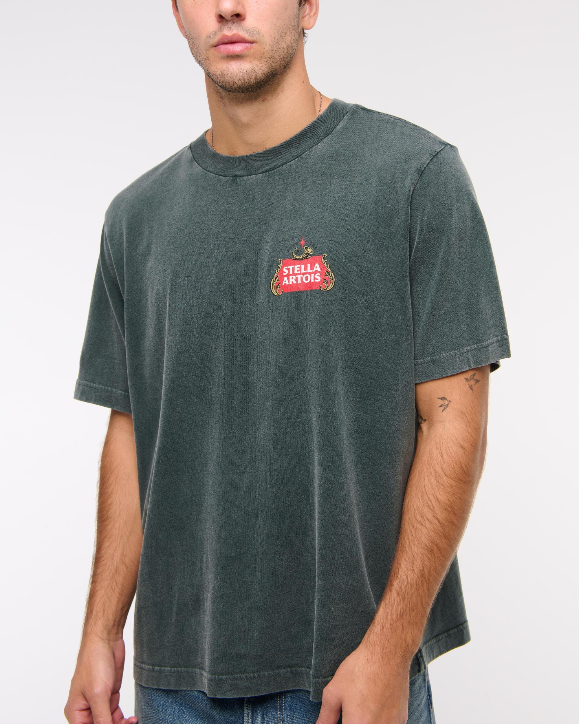 Pabst Blue Ribbon Vintage-Inspired Graphic Tee Product Image