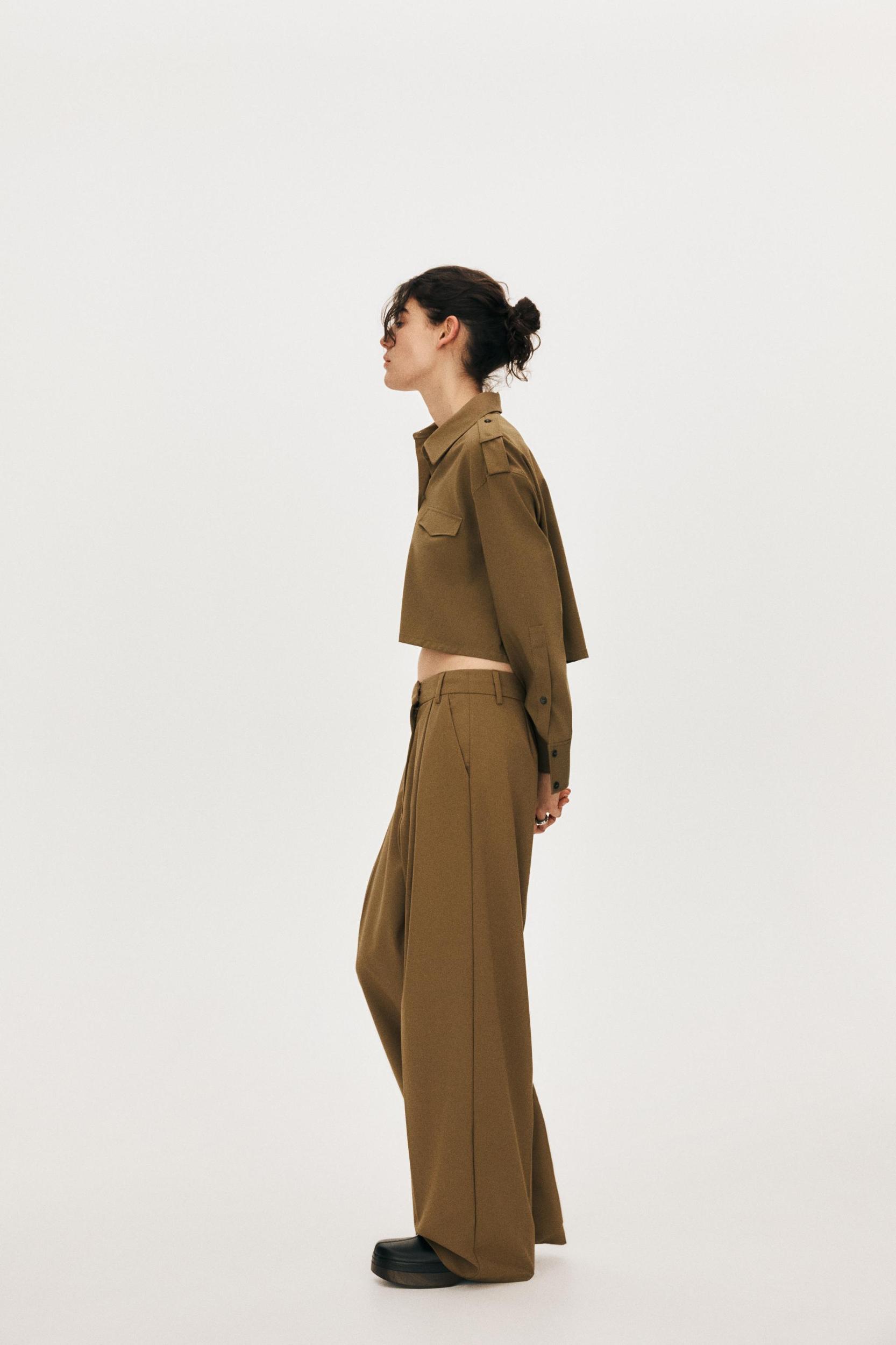 ASYMMETRIC FRONT PANTS Product Image