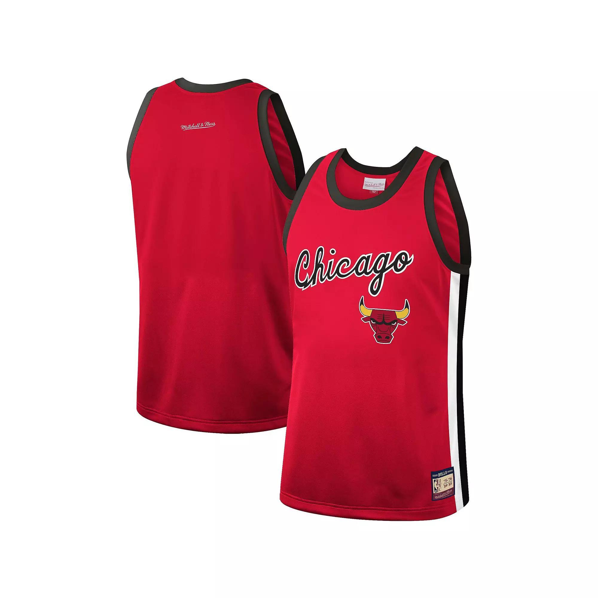 Men's Mitchell & Ness Red Chicago Bulls Hardwood Classics Team Heritage Fashion Jersey, Size: Large Product Image