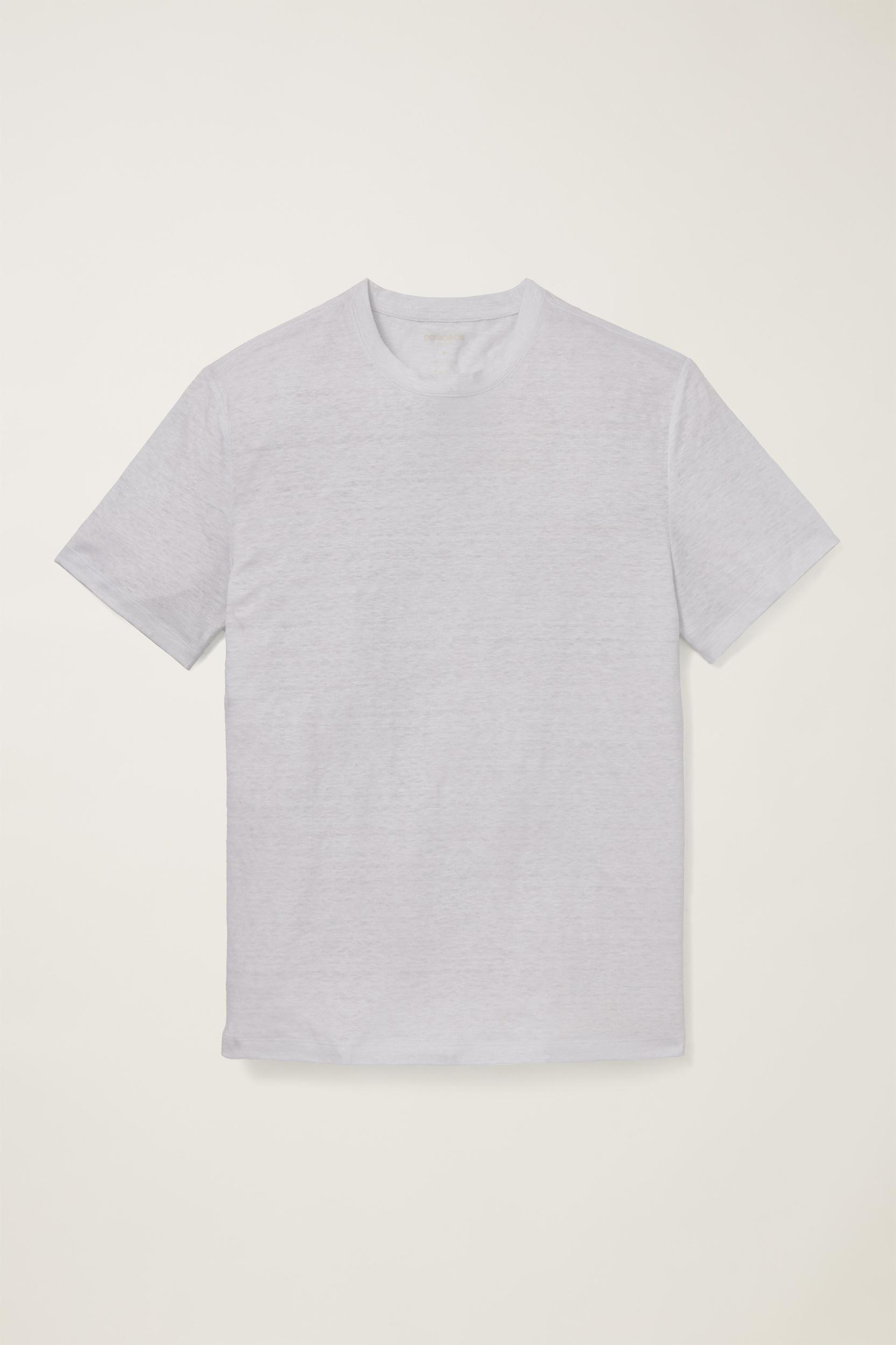 Linen Crew Neck Tee Product Image